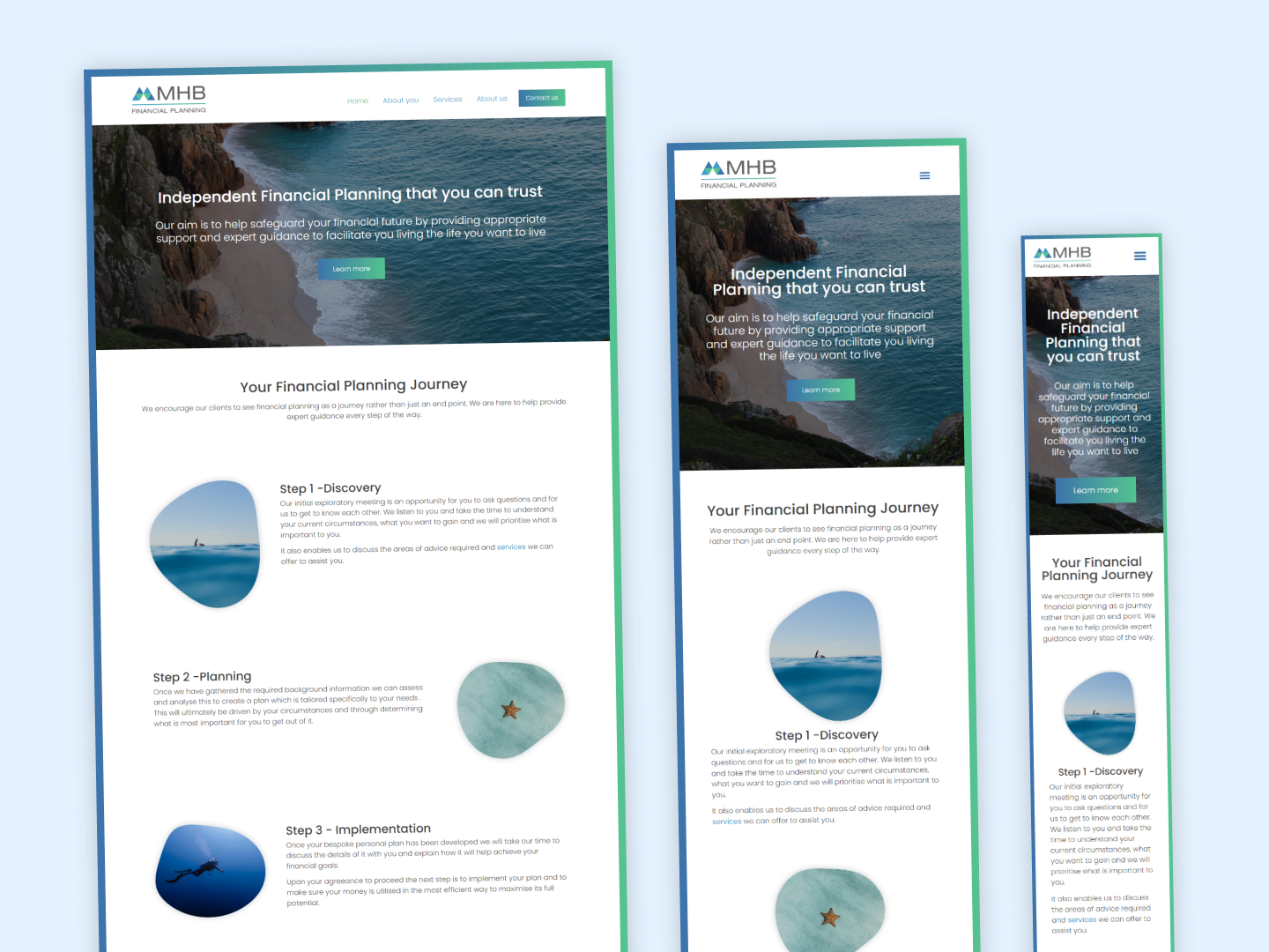 MHB Financial Planning — home page